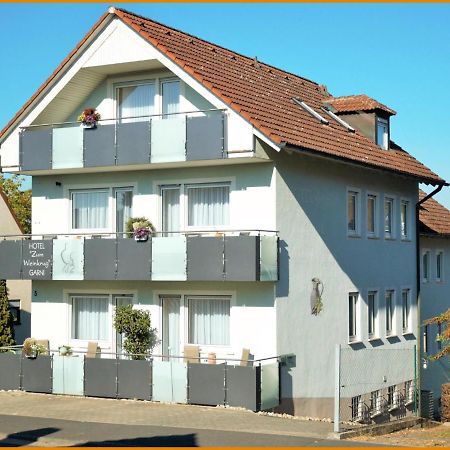 Hotel-Garni 'Zum Weinkrug' Sommerhausen Esterno foto